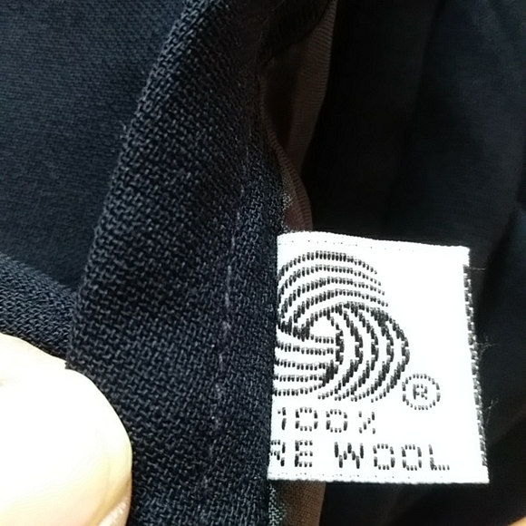 Lauren Ralph Lauren 100% Worsted Wool Lined Skirt Navy Blue Size 2 Petite - Picture 4 of 9